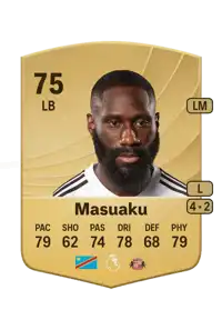 Arthur Masuaku Common 75 Overall Rating