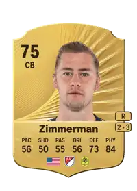Walker Zimmerman Rare 75 Overall Rating