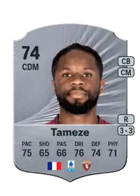 Adrien Tameze Rare 74 Overall Rating
