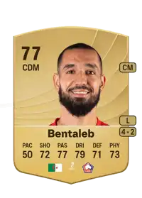 Nabil Bentaleb Common 77 Overall Rating