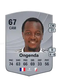 Hervin Ongenda Common 67 Overall Rating