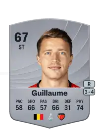 Baptiste Guillaume Common 67 Overall Rating