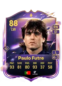 Paulo Futre UT Heroes 88 Overall Rating