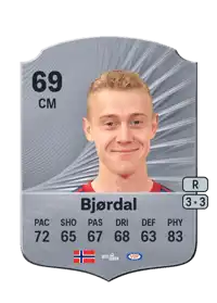 Henrik Bjørdal Rare 69 Overall Rating