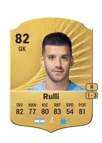 Gerónimo Rulli Rare 82 Overall Rating