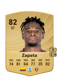 Duván Zapata Common 82 Overall Rating