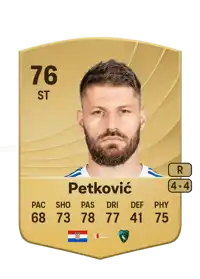 Bruno Petković Common 76 Overall Rating