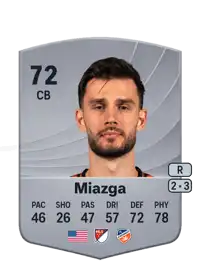 Matt Miazga Common 72 Overall Rating