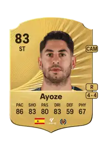 Ayoze Rare 83 Overall Rating