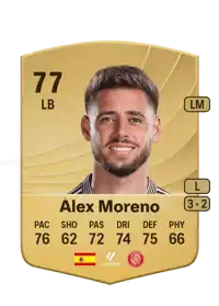 Álex Moreno Common 77 Overall Rating