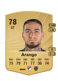 Cristian Arango Common 78 Overall Rating