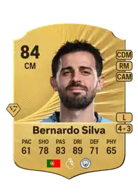 Bernardo Silva Rare 84 Overall Rating