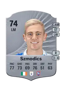 Sammie Szmodics Rare 74 Overall Rating
