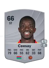 Assan Ceesay Common 66 Overall Rating