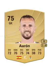 Aarón Common 75 Overall Rating