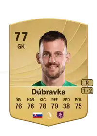 Martin Dúbravka Common 77 Overall Rating