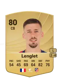 Clément Lenglet Common 80 Overall Rating