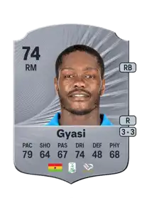 Emmanuel Gyasi Rare 74 Overall Rating