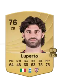 Sebastiano Luperto Common 76 Overall Rating