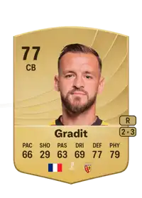 Jonathan Gradit Common 77 Overall Rating