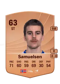 Martin Samuelsen Common 63 Overall Rating