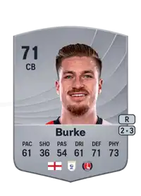 Reece Burke Common 71 Overall Rating
