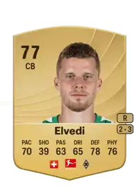 Nico Elvedi Common 77 Overall Rating
