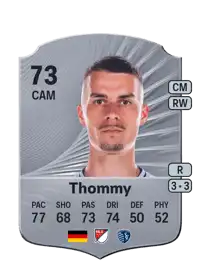 Erik Thommy Rare 73 Overall Rating