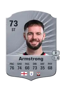 Adam Armstrong Rare 73 Overall Rating