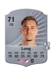 Aaron Long Rare 71 Overall Rating