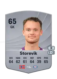 Jacob Storevik Common 65 Overall Rating