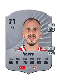 Zeki Yavru Rare 71 Overall Rating