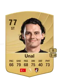 Enes Ünal Common 77 Overall Rating