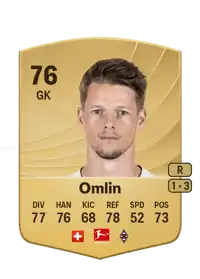 Jonas Omlin Common 76 Overall Rating