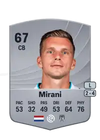 Damon Mirani Common 67 Overall Rating