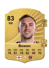 Jarrod Bowen Rare 83 Overall Rating