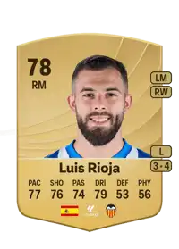 Luis Rioja Common 78 Overall Rating