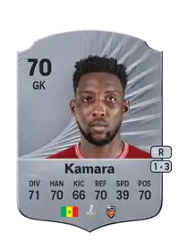 Bingourou Kamara Rare 70 Overall Rating