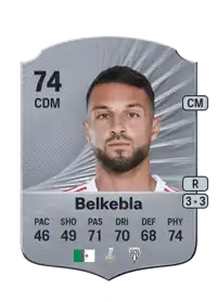 Haris Belkebla Rare 74 Overall Rating
