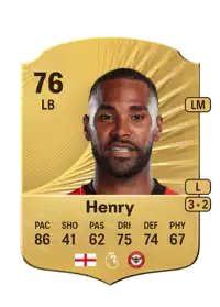 Rico Henry Rare 76 Overall Rating