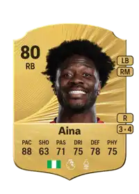 Ola Aina Rare 80 Overall Rating