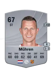 Robert Mühren Common 67 Overall Rating