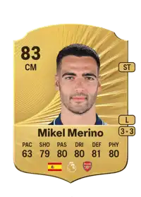 Mikel Merino Rare 83 Overall Rating