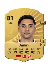 Nadiem Amiri Rare 81 Overall Rating