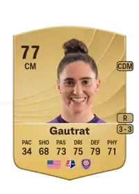 Morgan Gautrat Common 77 Overall Rating