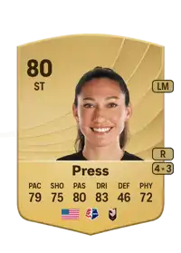 Christen Press Common 80 Overall Rating