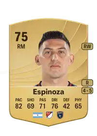 Cristian Espinoza Common 75 Overall Rating