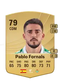 Pablo Fornals Common 79 Overall Rating