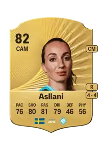 Kosovare Asllani Rare 82 Overall Rating