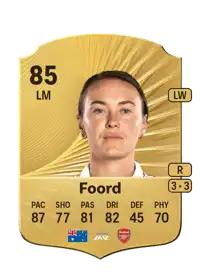 Caitlin Foord Rare 85 Overall Rating